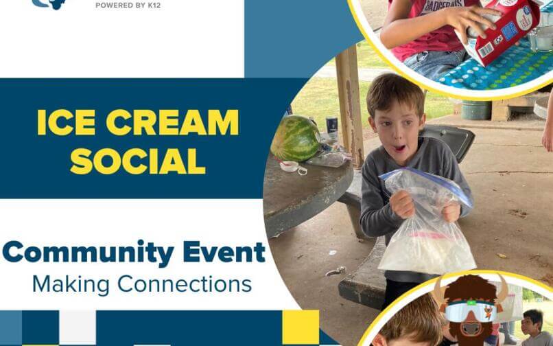 Ice cream social flyer