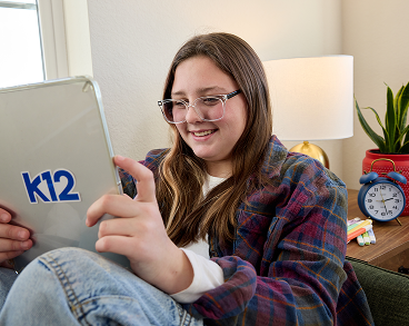 girl with computer