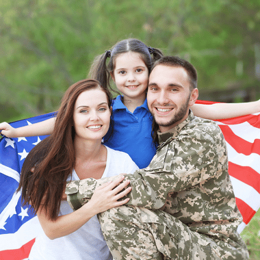 Military family image